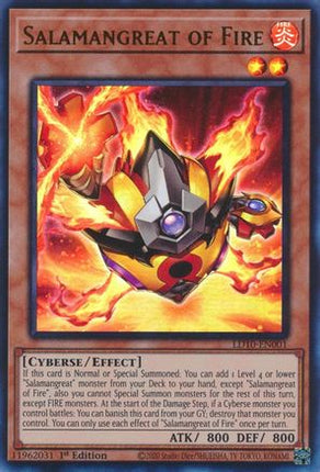 Salamangreat of Fire (Ultra Rare) [LD10-EN001] 1st Edition