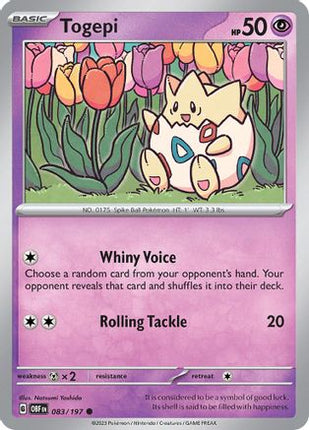 Togepi - 83/null [SV03: Obsidian Flames]