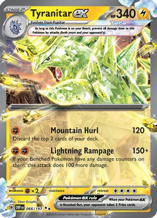 Tyranitar ex - 66/null [SV03: Obsidian Flames] Holofoil