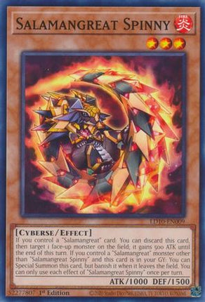 Salamangreat Spinny (Common / Short Print) [LD10-EN009] 1st Edition
