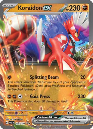Koraidon ex - 124/null [SV03: Obsidian Flames] Holofoil