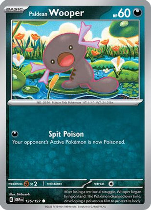 Paldean Wooper - 126/197 [SV03: Obsidian Flames] Reverse Holofoil