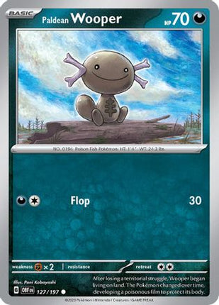Paldean Wooper - 127/197 [SV03: Obsidian Flames] Reverse Holofoil