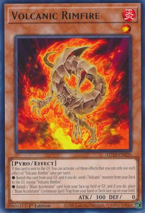 Volcanic Rimfire (Rare) [LD10-EN020] 1st Edition