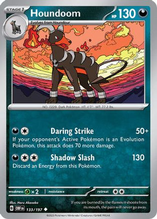 Houndoom - 133/null [SV03: Obsidian Flames] Reverse Holofoil