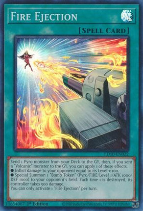 Fire Ejection (Super Rare) [LD10-EN022] 1st Edition