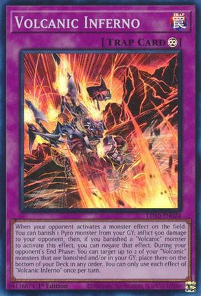 Volcanic Inferno (Super Rare) [LD10-EN024] 1st Edition