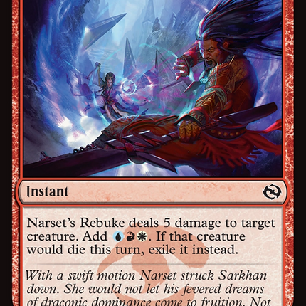 Narset's Rebuke [Tarkir: Dragonstorm] Foil