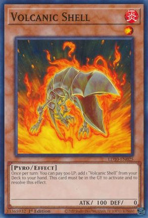 Volcanic Shell (Common / Short Print) [LD10-EN025] 1st Edition