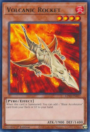 Volcanic Rocket (Rare) [LD10-EN027] 1st Edition