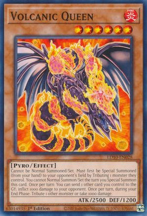Volcanic Queen (Common / Short Print) [LD10-EN028] 1st Edition
