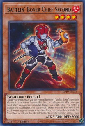 Battlin' Boxer Chief Second (Rare) [LD10-EN033] 1st Edition
