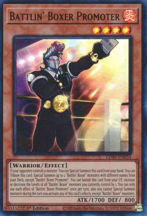 Battlin' Boxer Promoter (Ultra Rare) [LD10-EN034] 1st Edition