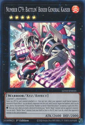 Number C79: Battlin' Boxer General Kaiser (Super Rare) [LD10-EN035] 1st Edition