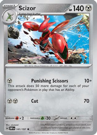Scizor - 141/null [SV03: Obsidian Flames] Reverse Holofoil