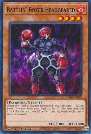 Battlin' Boxer Headgeared (Common / Short Print) [LD10-EN039] 1st Edition