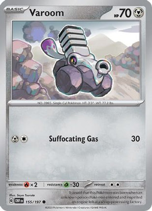 Varoom - 155/197 [SV03: Obsidian Flames] Reverse Holofoil