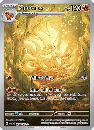 Ninetales -199/197 [SV03: Obsidian Flames] Holofoil