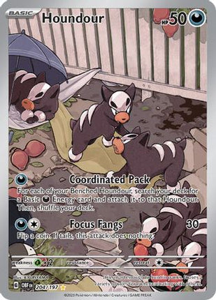 Houndour - 204/197 [SV03: Obsidian Flames] Holofoil