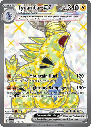 Tyranitar ex - 211/197 [SV03: Obsidian Flames] Holofoil