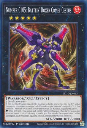 Number C105: Battlin' Boxer Comet Cestus (Common / Short Print) [LD10-EN043] 1st Edition