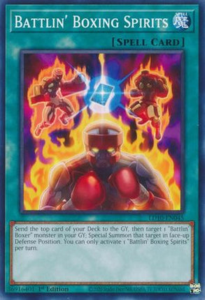 Battlin' Boxing Spirits (Common / Short Print) [LD10-EN045] 1st Edition