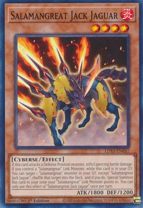Salamangreat Jack Jaguar (Common / Short Print) [LD10-EN047] 1st Edition