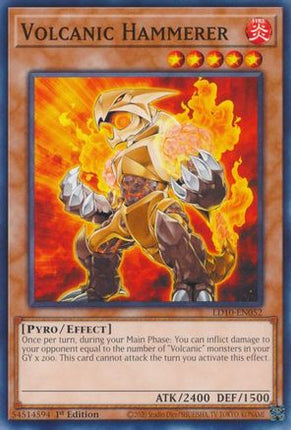 Volcanic Hammerer (Common / Short Print) [LD10-EN052] 1st Edition