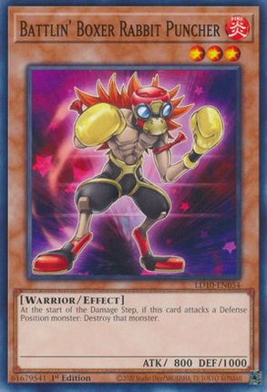 Battlin' Boxer Rabbit Puncher (Common / Short Print) [LD10-EN054] 1st Edition