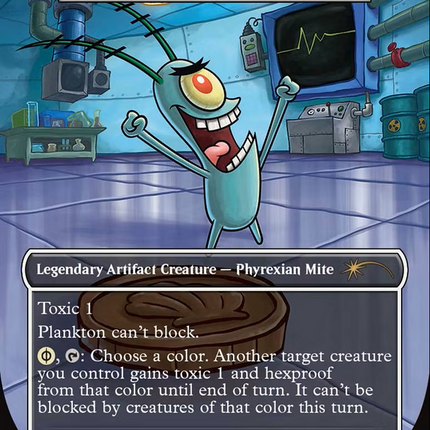 Plankton, Tiny Tyrant - Shrelv, Defector Mite [Secret Lair Drop Series] Foil