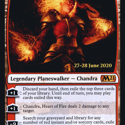 Chandra, Heart of Fire [Core Set 2021 Promos] Prerelease Foil