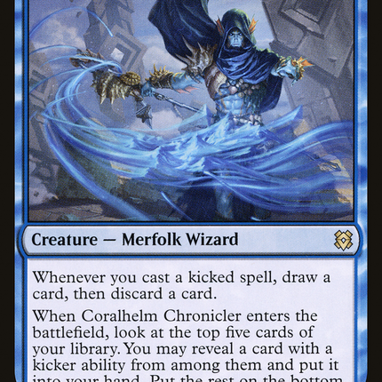 Coralhelm Chronicler [Zendikar Rising]