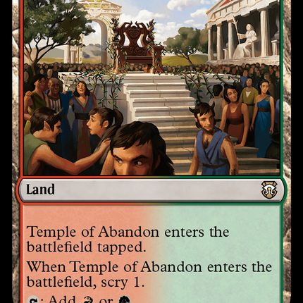 Temple of Abandon [Modern Horizons 3 Commander] Foil