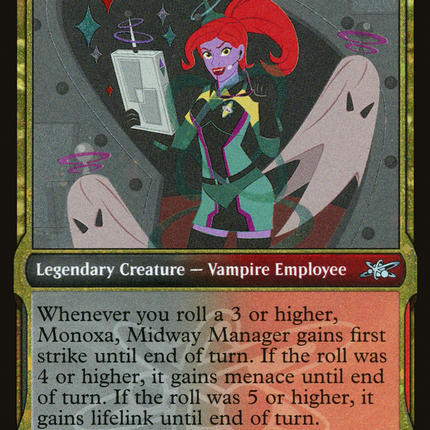 Monoxa, Midway Manager (Showcase) [Unfinity] Galaxy Foil