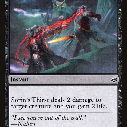 Sorin's Thirst [War of the Spark]