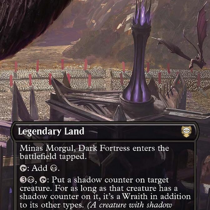 Minas Morgul, Dark Fortress (Borderless) [Tales of Middle-earth Commander]