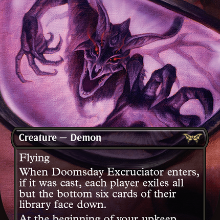 Doomsday Excruciator (Borderless) [Duskmourn: House of Horror]