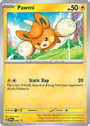 Pawmi - 040 - 40/null [SV: Scarlet & Violet Promo Cards] Holofoil