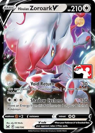 Hisuian Zoroark V 146- Prize Pack Series Cards Holofoil