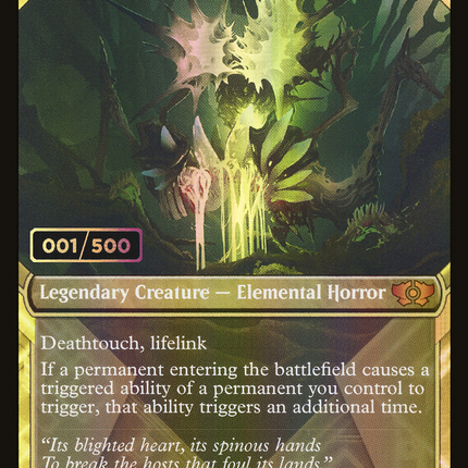 Yarok, the Desecrated (Showcase) [Multiverse Legends] Serialized Foil