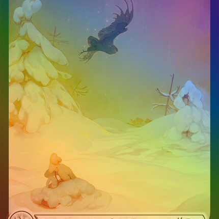Snow-Covered Plains (Full Art) [Secret Lair Drop] Foil
