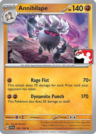 Annihilape 109- Prize Pack Series Cards