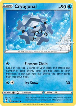 Cryogonal - 043/203 (Holiday Calendar) [Miscellaneous Cards & Products] Holofoil