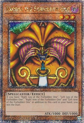 Exodia the Forbidden One (Quarter Century Secret Rare)  [TN23-EN002] Limited