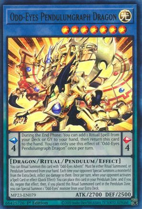 Odd-Eyes Pendulumgraph Dragon (Ultra Rare) [MP23-EN079] 1st Edition