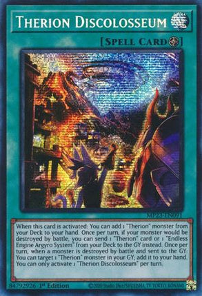 Therion Discolosseum (Prismatic Secret Rare) [MP23-EN091] 1st Edition