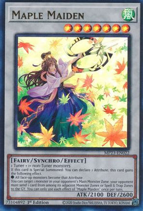 Maple Maiden (Ultra Rare) [MP23-EN022] 1st Edition