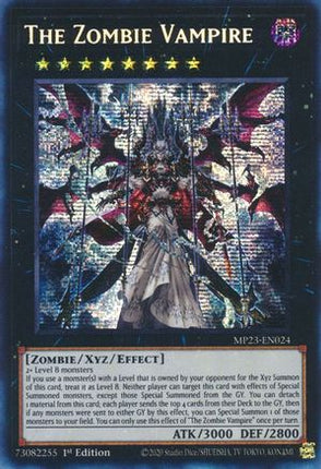 The Zombie Vampire (Prismatic Secret Rare) [MP23-EN024] 1st Edition
