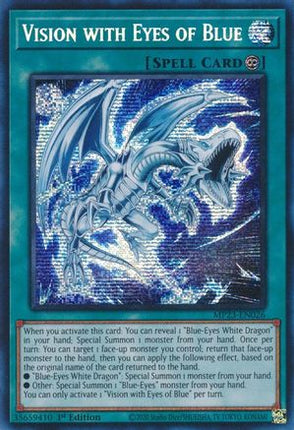 Vision with Eyes of Blue (Prismatic Secret Rare) [MP23-EN026] 1st Edition