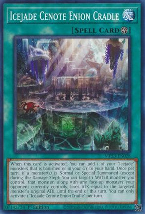Icejade Cenote Enion Cradle (Common / Short Print) [MP23-EN028] 1st Edition